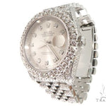 Custom Fully Iced Out Datejust Rolex Watch 64126 - Image 4