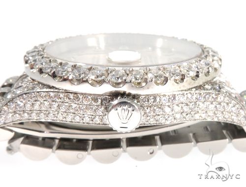 Custom Fully Iced Out Datejust Rolex Watch 64126 - Image 6