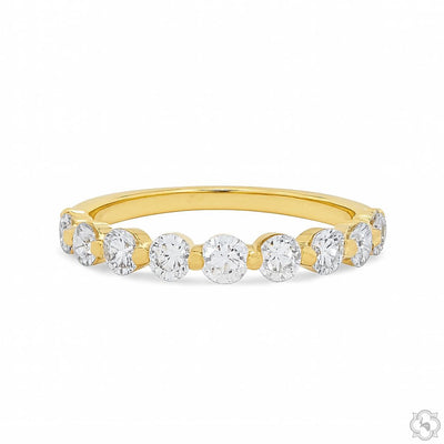 18K Gold Diamond Wedding Band