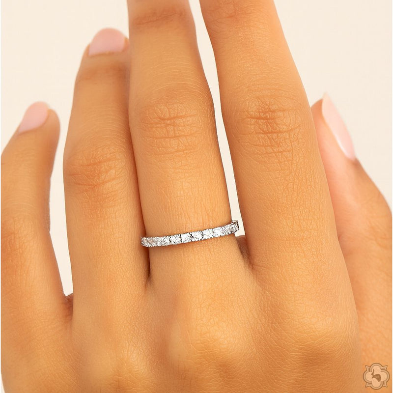 14K Gold Diamond Wedding Band 1.70mm, photo 4 of 4