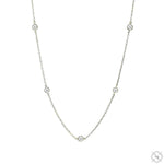 Diamond Bezel Necklace  70331 - Image 2