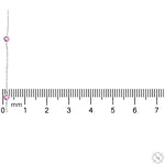 Pink Sapphire Bezel Necklace 70422 - Image 7