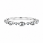 Diamond Leaf Eternity Band 71886