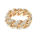 Diamond Miami Cuban Link Ring 64199