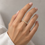 Diamond Row Eternity Ring, view 7