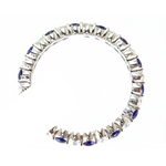 Blue Sapphire Diamond Ring 26860