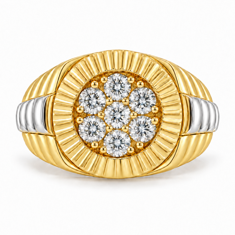 Diamond Timepiece Ring in 18K gold