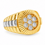 Diamond Timepiece Ring in 18K gold, view 4