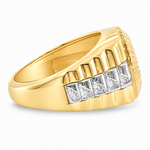 Diamond Timepiece Ring in 18K gold, view 6