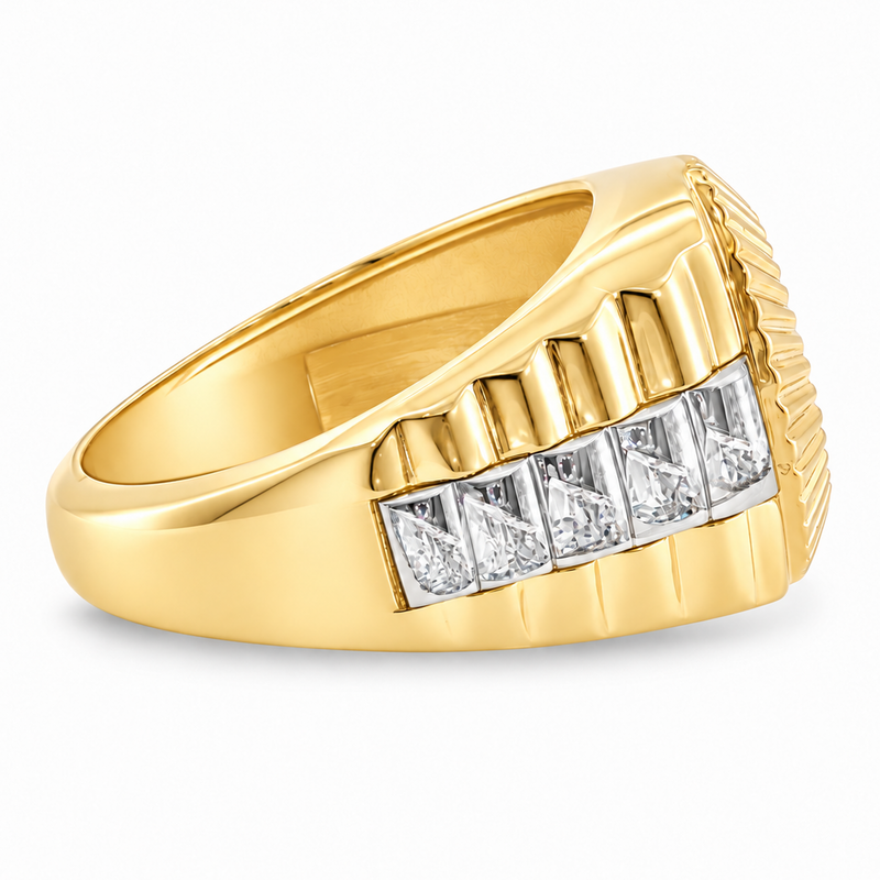 Diamond Timepiece Ring in 18K gold, view 6