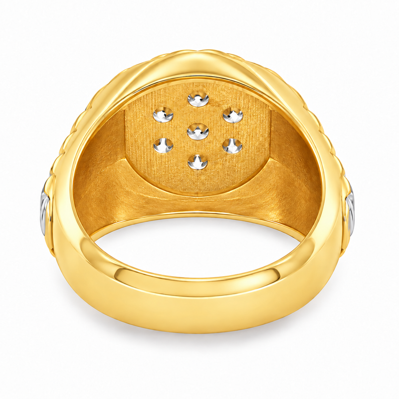 Diamond Timepiece Ring in 18K gold, view 7