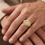 Diamond Timepiece Ring in 18K gold, view 9