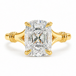 Diana Old Mine Cushion Engagement Ring 71670