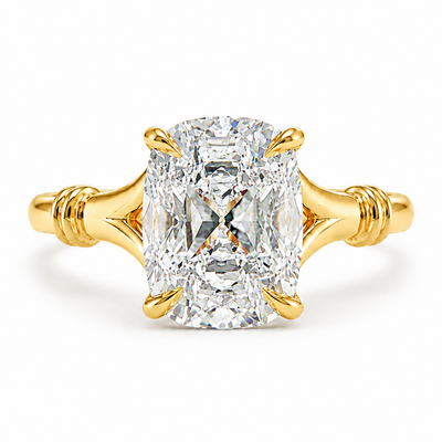 Diana Old Mine Cushion Engagement Ring 71670