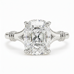 Diana Old Mine Cushion Engagement Ring 71670