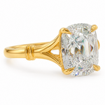 Diana Old Mine Cushion Engagement Ring 71670