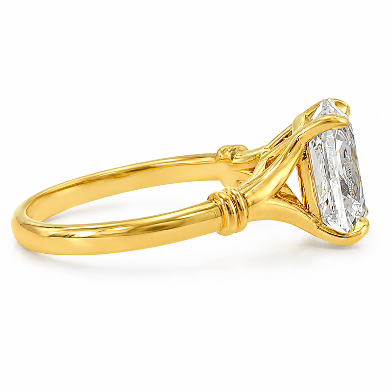 Diana Old Mine Cushion Engagement Ring 71670