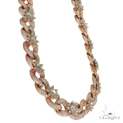 Buy Diamond Infinity Flower Cuban Chain 69709 – TraxNYC