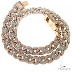 Diamond Infinity Flower Cuban Chain 69709 - Image 5