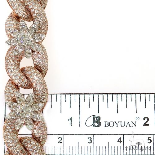 Diamond Infinity Flower Cuban Chain 69709 - Image 7