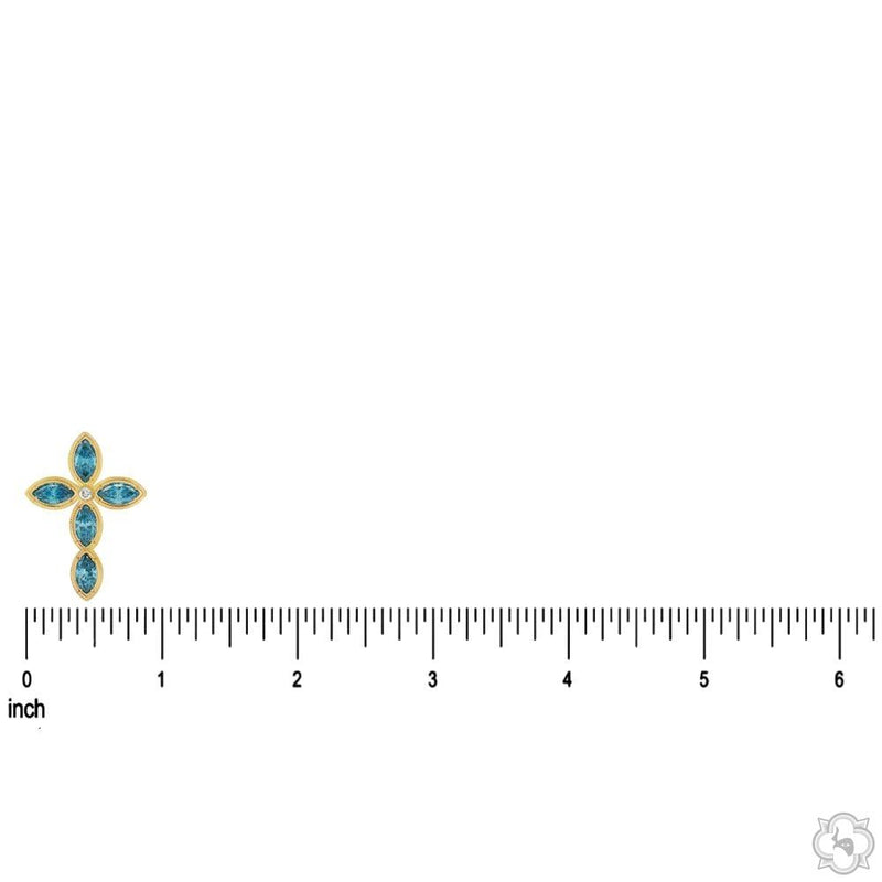 Divine Blue Marquise Cross 70771 - Image 5