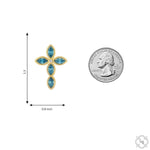 Divine Blue Marquise Cross 70771 - Image 7