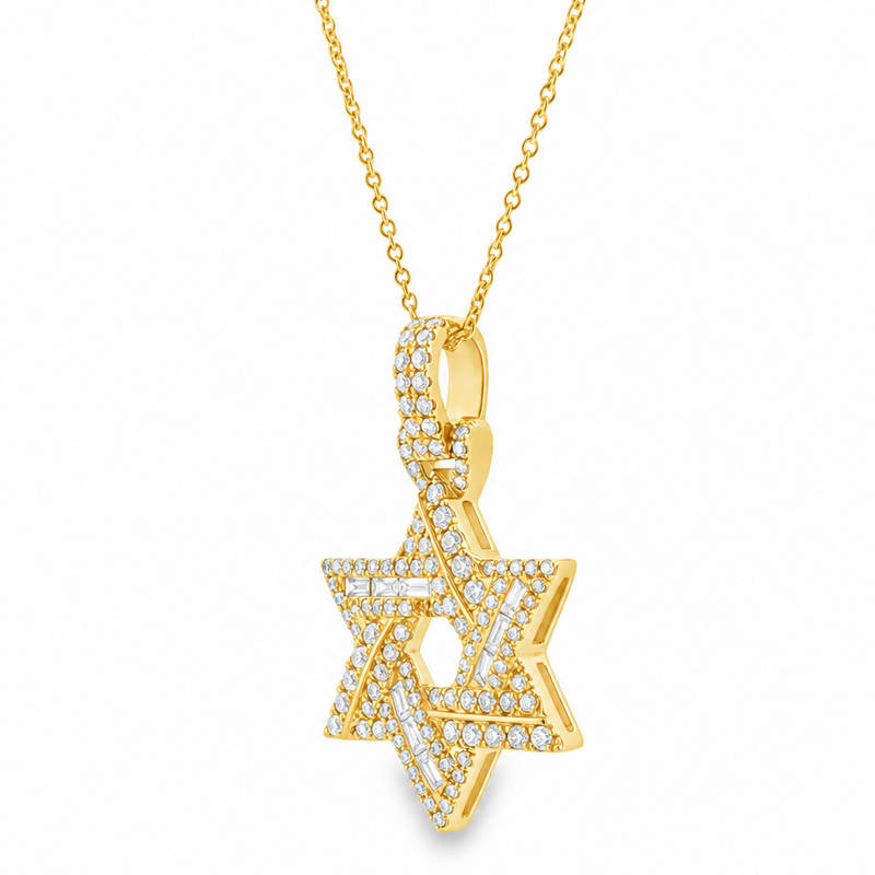 Divine Light David Star Necklace 71831