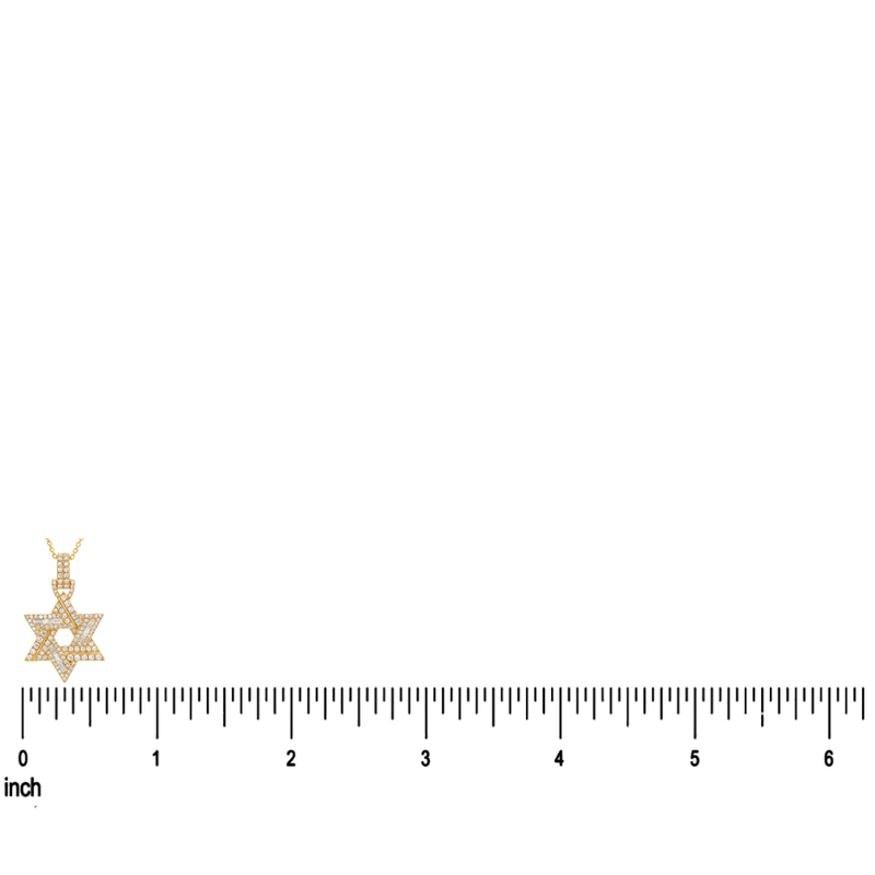 Divine Light David Star Necklace 71831
