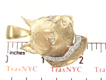 Dog Yellow Gold Diamond Pendant 26817 - Image 11