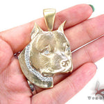 Dog Yellow Gold Diamond Pendant 26817 - Image 8