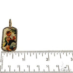 Dog Tag Black Diamond Frame Photo Pendant 67908 - Image 5
