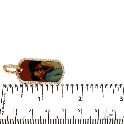 Dog Tag Diamond Frame Photo Pendant 67906 - Image 6
