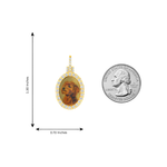 Dog Tag Diamond Photo Pendant 71427