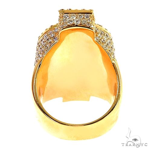 14K Gold Dollar Sign Diamond Ring, photo 4 of 6