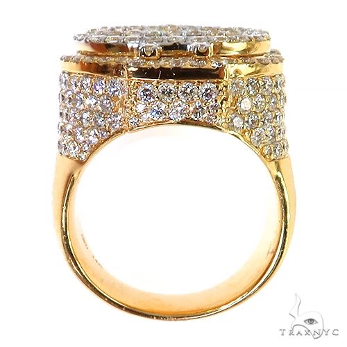 14K Gold Dollar Sign Diamond Ring, photo 5 of 6