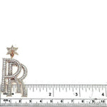 Double Initial Pendant With Flower Bale 66660 - Image 5