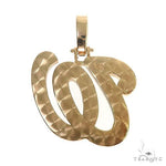 Double Layer Diamond 'W' Pendant 66957 - Image 4