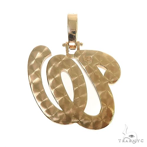 Double Layer Diamond 'W' Pendant 66957 - Image 4