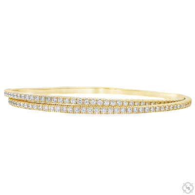 Double Row Diamond Tennis Bracelet 70706 - Image 1