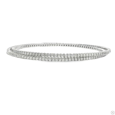 Double Row Infinity Diamond Tennis Bracelet 70712 - Image 1