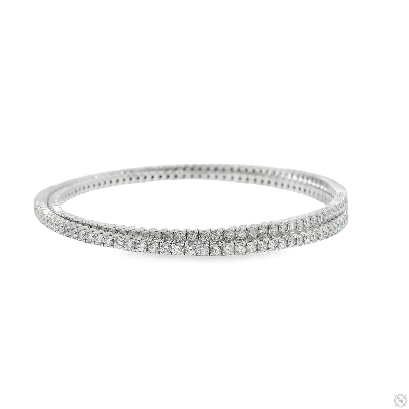 Double Row Infinity Diamond Tennis Bracelet 70712 - Image 2