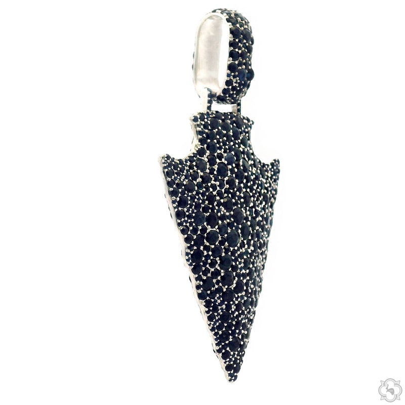 Double Side Arrowhead Pendant .925 Silver, photo 2 of 7