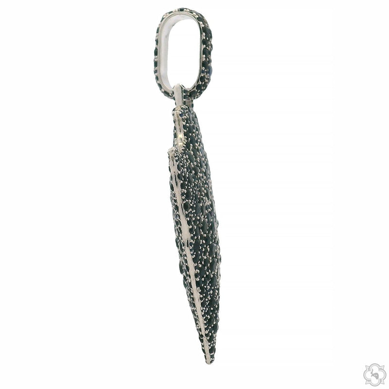 Double Side Arrowhead Pendant .925 Silver, photo 3 of 7