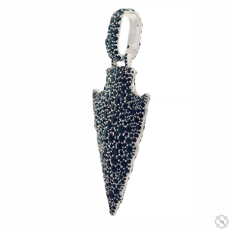 Double Side Arrowhead Pendant .925 Silver, photo 4 of 7
