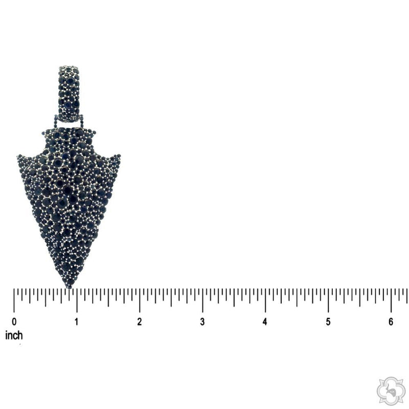 Double Side Arrowhead Pendant .925 Silver, photo 5 of 7