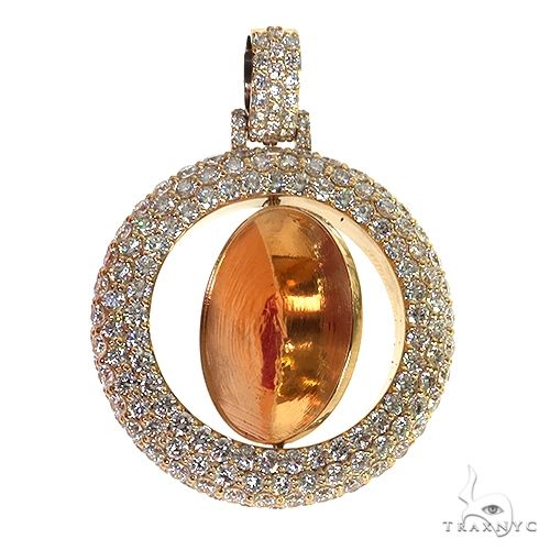 Double Side Spinning Diamond Photo Pendant 68476 - Image 5