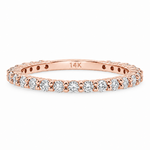 Double Shared Prong Wedding Band 71808