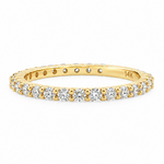 Double Shared Prong Wedding Band 71808
