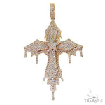 Drip Cross Diamond Pendant 69693 - Image 1