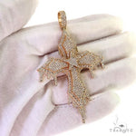 Drip Cross Diamond Pendant 69693 - Image 7